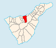 Mapa-Situación de Los Realejos
