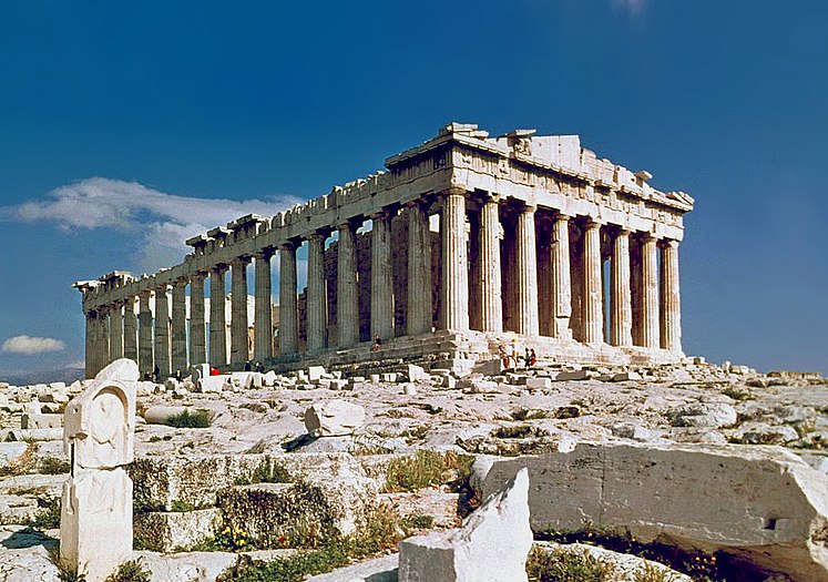 The Parthenon in Athens.