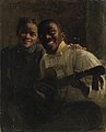 No date. Two Musicians, by Robert Lee MacCameron (1866-1912). He was in Paris when Tanner was, studying under Jean Leon Gerome[1] (like Tanner)