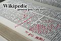 „Wikipedie – prostor pro Vaše úsilí“