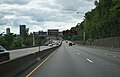 COVID-19 variable message sign on Interstate 376 in Pittsburgh, near the interchange with Interstate 579