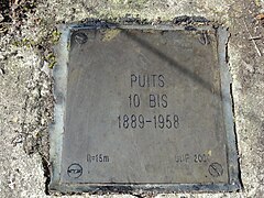 Puits no 10 bis, 1889 - 1958.