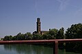 campanile cavarzere dal ponte sull'adige