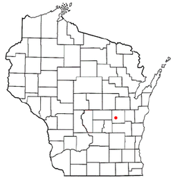 Location of Omro, Wisconsin