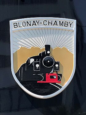 Logoo de Fervoja Muzeo Blonay–Chamby