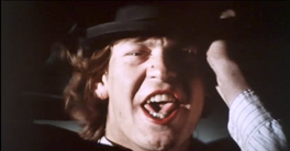 Warren Clarke yn A Clockwork Orange, 1971