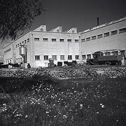 מפעל המגפר במפרץ חיפה, 1947
