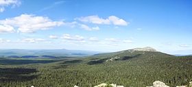 панорама горы Круглица