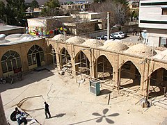مسجد جامع ارسنجان در حال مرمت