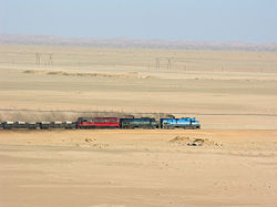 Tehervonat Namíbiában