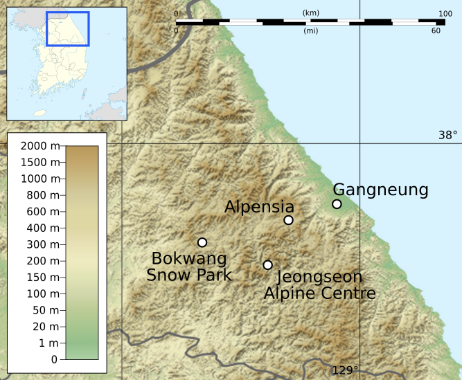 파일:2018 Olympics main locations in Gangwon.svg