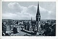 Blick auf die Kirche und die Schule, 1929