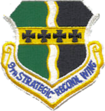 Emblem of the 9th Strategic Reconnaissance Wing 9th Strategic Reconnaissance Wing - Emblem.png