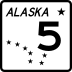 Alaska Route 5 marker