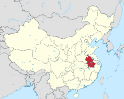 Anhui - Localizzazione