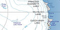 Kartenausschnitt mit Subglacial Lake Vostok