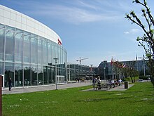 Bella Center in Copenhagen, venue in 2006. Bella Center indgang vest.JPG