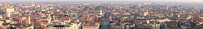 Bergamo vista città bassa banner
