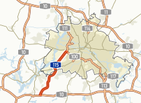 Bundesautobahn 115s forløb