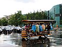 2009 noch zulässig: Ein Bierbike im öffentlichen Straßenverkehr