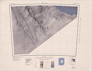 Hercules Inlet oben rechts auf dem topographischen Kartenblatt