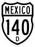 Federal Highway 140D shield