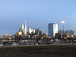 Center City Philadelphia 2019 from University City