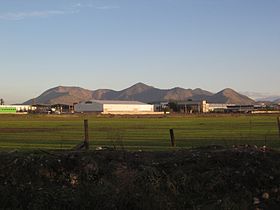 Vue du cerro Chena depuis le nord.