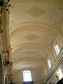 Particolare del soffitto della navata centrale.