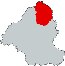 موقعیت شهرستان یونچنگ در نقشه