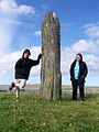 Roadside Standing Stone, near Clivocast, Unst, Shetland