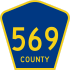 County Route 569  marker