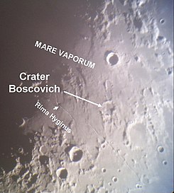 博斯科维奇陨石坑所在位置