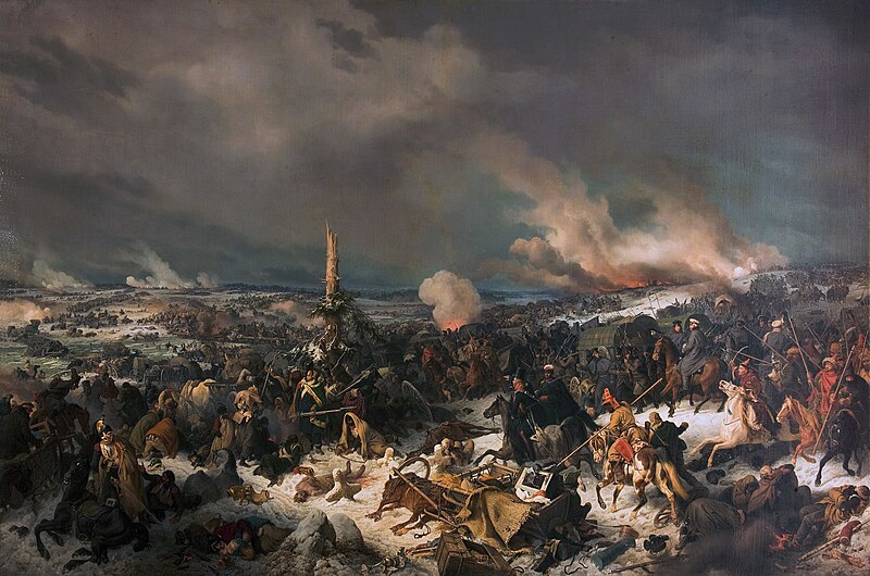 File:Crossing the Berezina River, by Peter von Hess.jpg