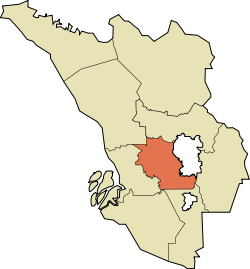 八打靈縣在雪蘭莪的位置