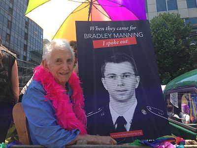 Daniel Ellsberg at San Francisco Pride Parade 2013.