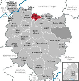 Dettingen an der Erms i Landkreis Reutlingen