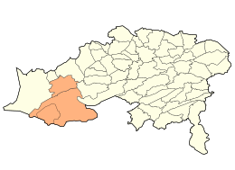 Distretto di Barika – Mappa