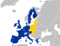 UE25-2004 carte de l'Union européenne élargissement.svg