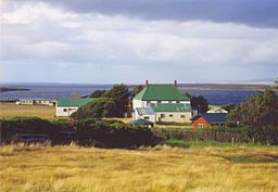 Bostället Teal Inlet på Östra Falkland