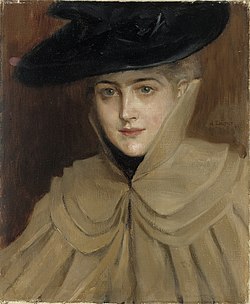 EDELFELT, Albert  Portrait of a Young Woman 1891