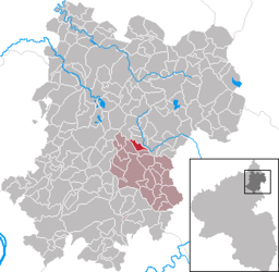 Läget för Elbingen i Westerwaldkreis
