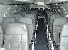 Three-abreast cabin Embraer EMB-120RT Brasilia, America Air AN1129005.jpg