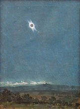 Eclipse año 1905 75 x 55 cm