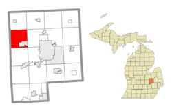 Location within Genesee County