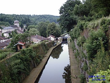 La tranchée du canal de l'Est.