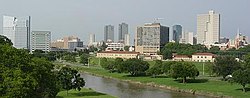 Skyline of Lakanbalen ning Fort Worth