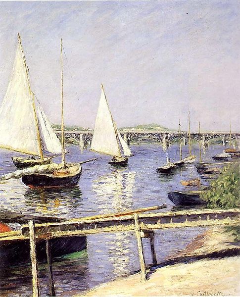 Fichier:G. Caillebotte - Voiliers à Argenteuil.jpg