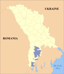Gagauzia map