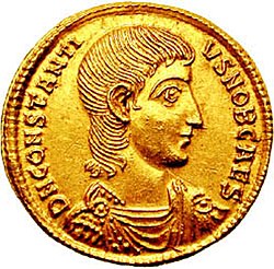 Золотые монеты с изображением Галла